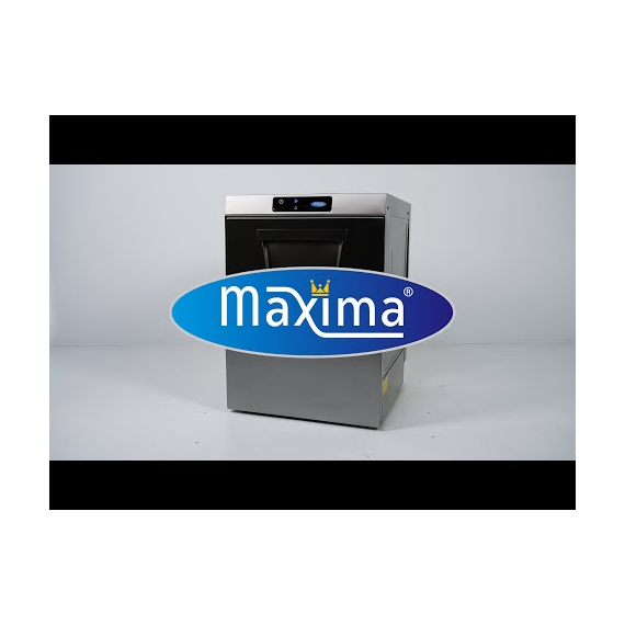 Maxima Gastro Geschirrspüler-Unterbau - 50 x 50 cm - mit Abfluss-, Spülenhilfe- und Seifenpumpen - Digital Anzeige - 230 V, Bild 13