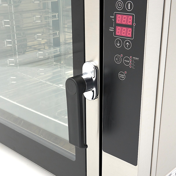 Maxima Gastro Combi - Dampfofen - Passt 6 Tabletts (1/1 GN / 60 x 40 cm) - Digital Anzeige - 400 V, Bild 8