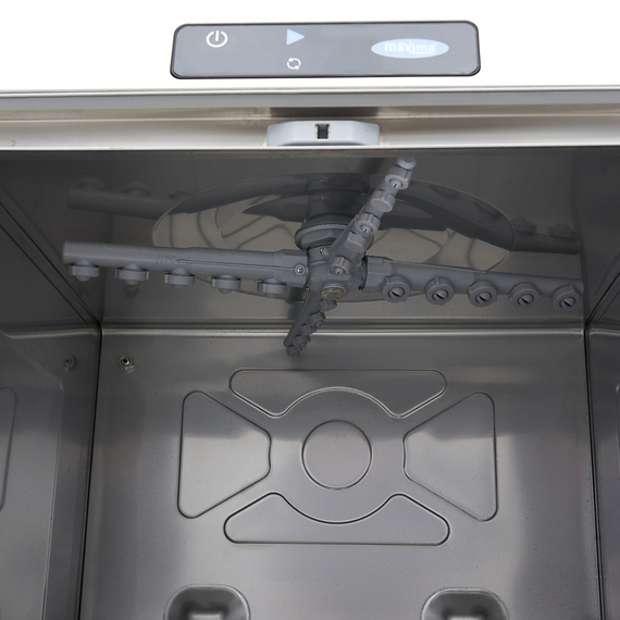 Maxima Gastro Geschirrspüler-Unterbau - 50 x 50 cm - mit Abfluss-, Spülenhilfe- und Seifenpumpen - Digital Anzeige - 230 V, Bild 10