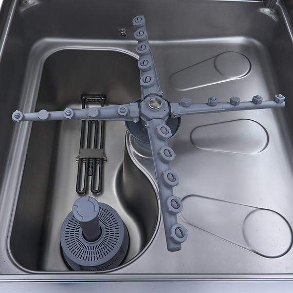 Maxima Gastro Haubenspülmaschine - 50 x 50 cm - mit Spülenhilfe- und Seifenpumpen - Digital Anzeige - 400 V, Bild 12