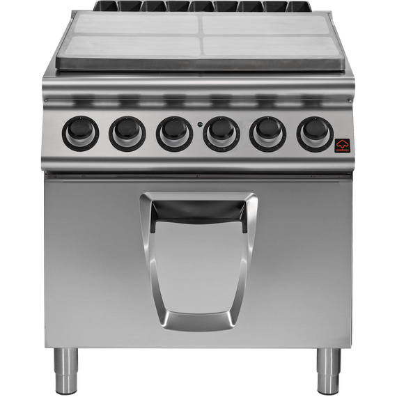 Prismafood Elektro Glühplattenherd mit 4 Zonen und Backofen