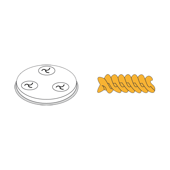 Prismafood Matrize Fusilli Ø 5,7 cm