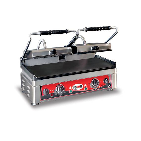GMG Elektro-Doppel-Kontaktgrill KG5530DG, oben gerillt, unten glatt