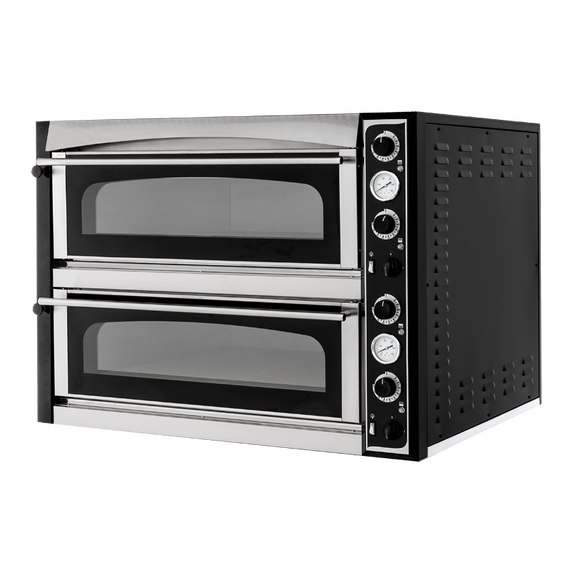 Prismafood Pizzaofen Master Vollschamott BREIT - 2 Kammern