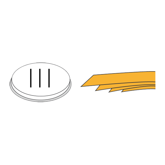 Prismafood Matrize Pappardelle Ø 5 cm