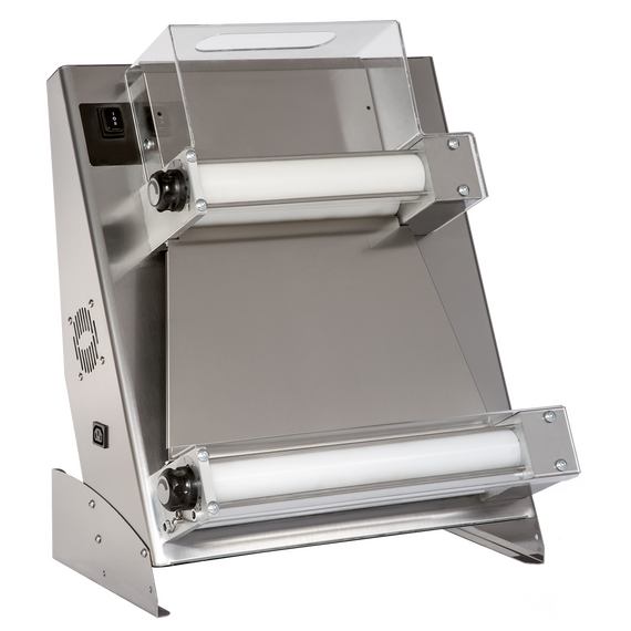 Prismafood Teigausroller - 2 Rollen/obere gerade - Pizzadurchmesser: 26-40 cm - Teiggewicht: 210-700 gr