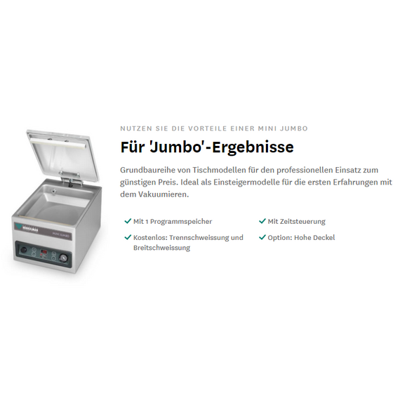 Henkelman Mini Jumbo Vakuumierer, Ausführung: Mini Jumbo, Bild 7