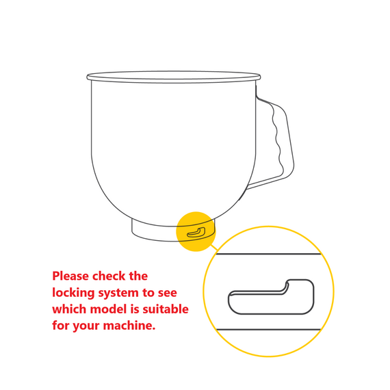Maxima Planetenmischer 7L - Rührschüssel aus Edelstahl - Modell 2, Bild 2