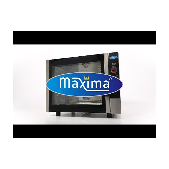 Maxima Gastro Combi - Dampfofen - Passt 4 Tabletts (1/1GN / 60 x 40 cm) - Digital Anzeige - 400 V, Bild 9