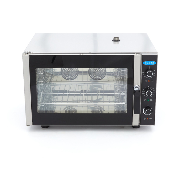 Maxima Gastro Combi - Dampfofen - Passt 4 Tabletts (1/1 GN / 60 x 40 cm) - Analog - 400V, Bild 2