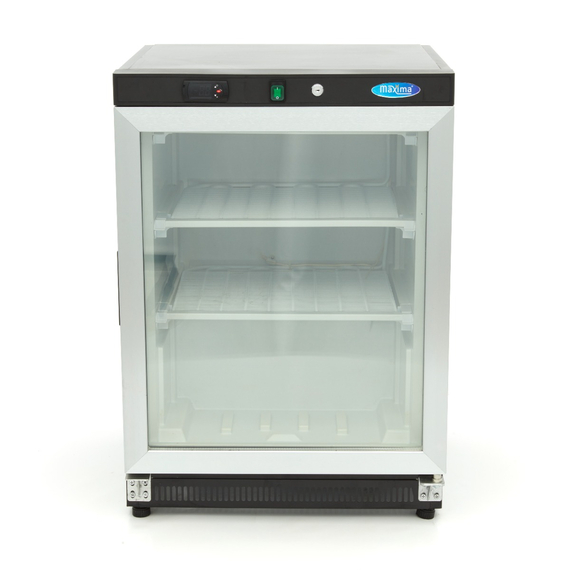 Maxima Gastro Gefrierschrank - 200 l - Schwarz - mit Glastür, Bild 2