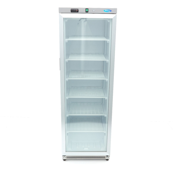 Maxima Gastro Gefrierschrank - 400 l - Rostfreier Stahl - mit Glastür, Bild 2