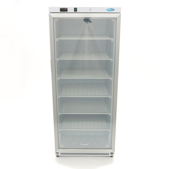 Maxima Gastro Gefrierschrank - 600 l - Weiß - mit Glastür, Bild 2
