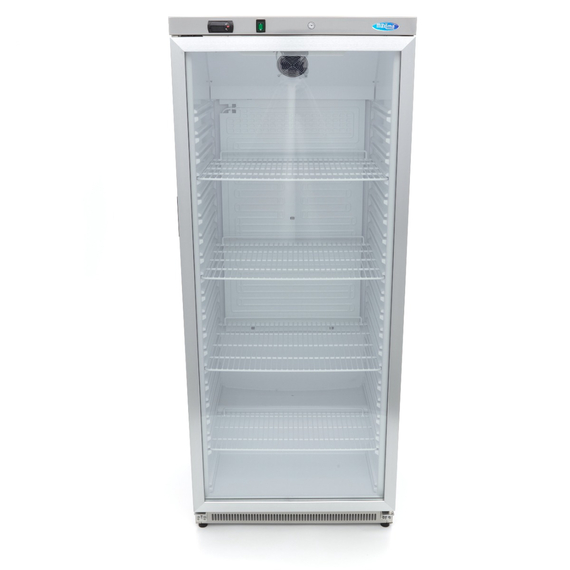 Maxima Gastro Kühlschrank - 600 l - Rostfreier Stahl - mit Glastür, Bild 2