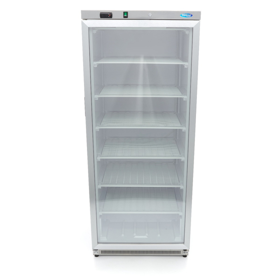 Maxima Gastro Gefrierschrank - 600 l - Rostfreier Stahl - mit Glastür, Bild 2