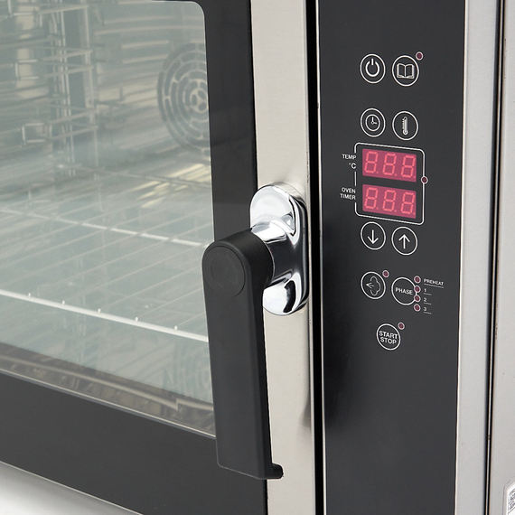 Maxima Gastro Combi - Dampfofen - Passt 4 Tabletts (1/1GN / 60 x 40 cm) - Digital Anzeige - 400 V, Bild 7