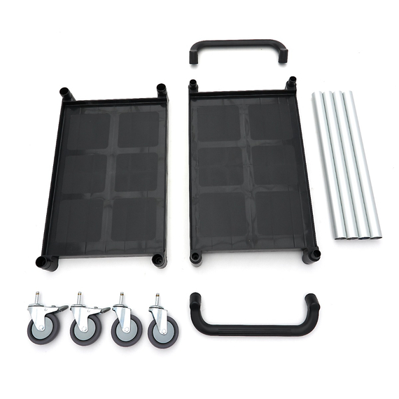 Maxima Servierwagen - 2 Kunststoffregale - 86,5 x 42,5 cm, Bild 6