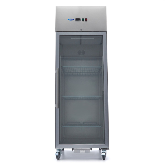 Maxima Gastro Kühlschrank - 600 l - 3 Einstellbare Regale (2/1 GN) - Rostfreier Stahl - mit Glastür, Bild 5
