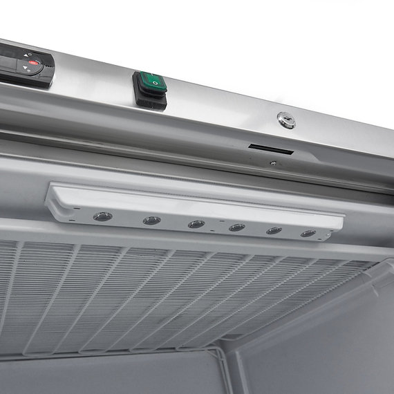 Maxima Gastro Gefrierschrank - 600 l - Rostfreier Stahl - mit Glastür, Bild 6