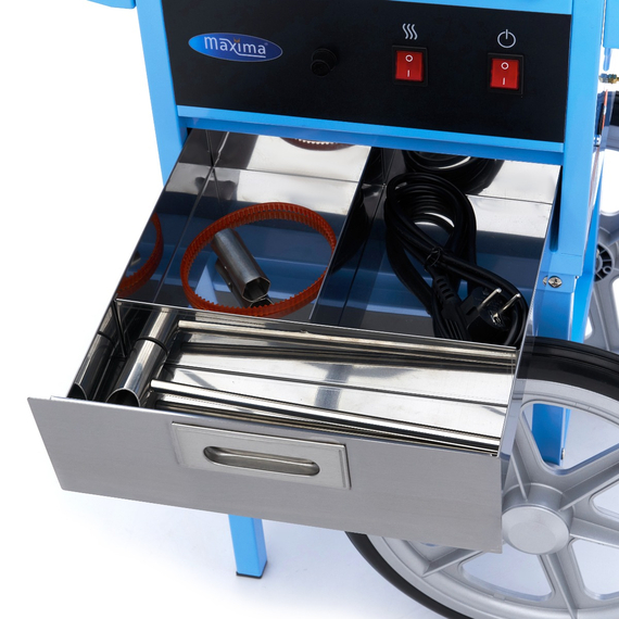 Maxima Gastro Zuckerwattemaschine - Ø 52cm - Blau - mit Wagen, Bild 13