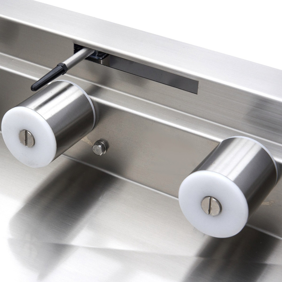 Maxima Gerader Rollentisch aus Edelstahl - für Korbtransportspülmaschinen, Bild 7