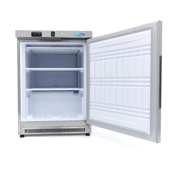 Maxima Gastro Gefrierschrank - 200 l - 2 Feste Regale - Rostfreier Stahl, Bild 5