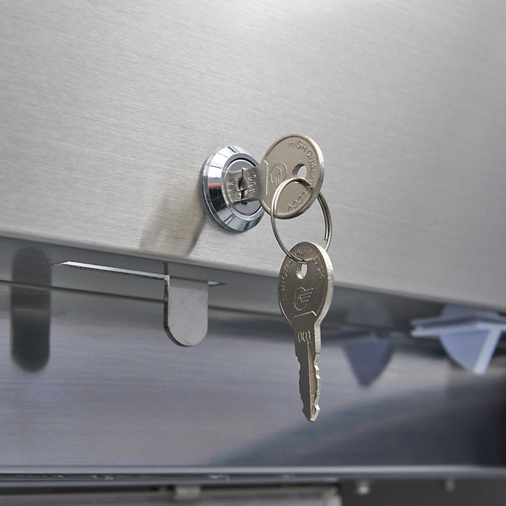 Maxima Gastro Kühlschrank - 600 l - 3 Einstellbare Regale (2/1 GN) - Rostfreier Stahl - mit Glastür, Bild 8