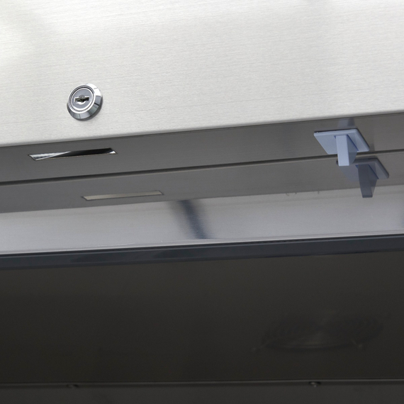 Maxima Gastro Kühlschrank - 1200 l - 6 Einstellbare Regale (2/1 GN) - Rostfreier Stahl - mit Glastür, Bild 8