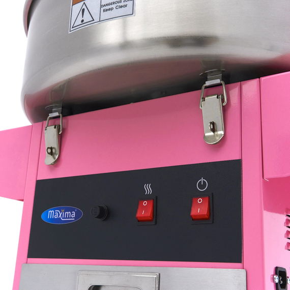 Maxima Gastro Zuckerwattemaschine - Ø 52cm - Rosa - mit Wagen, Bild 8