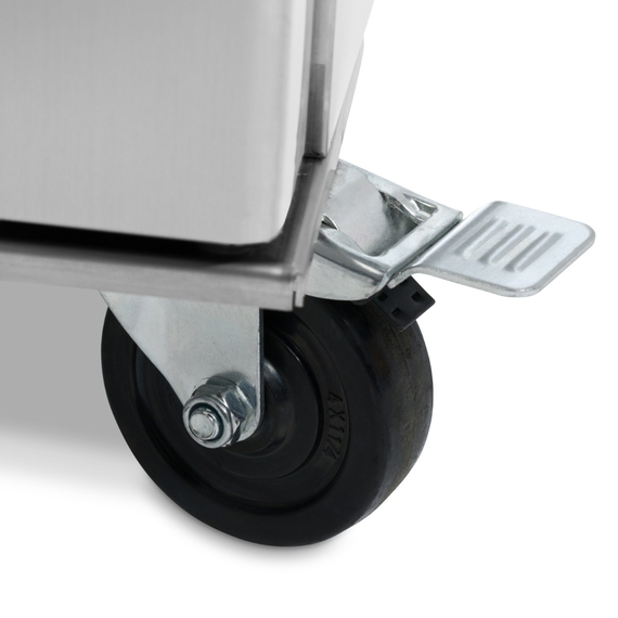 Maxima Gastro Kühlschrank - 1400 l - 6 Einstellbare Regale (2/1 GN) - auf Rädern - Rostfreier Stahl, Bild 9