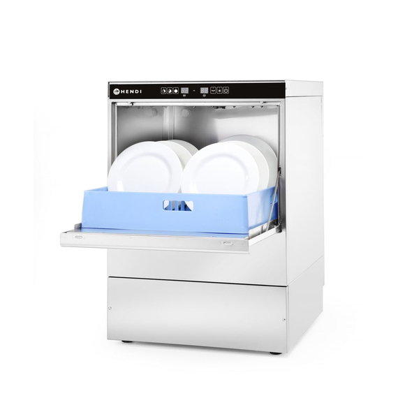 Hendi Geschirrspüler 50x50 - elektronische Steuerung, 400V/6600W, 570x600x(H)830mm, Bild 3