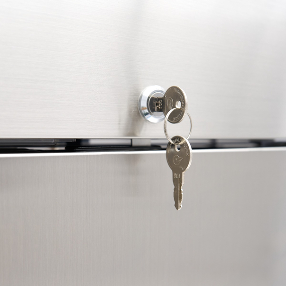 Maxima Gastro Kühlschrank - 400 l - 3 Einstellbare Regale - Rostfreier Stahl - auf Rädern, Bild 9