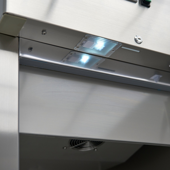 Maxima Gastro Kühlschrank - 400 l - 3 Einstellbare Regale - Rostfreier Stahl - auf Rädern, Bild 11