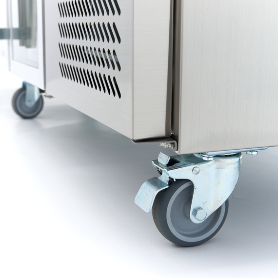 Maxima Gastro Kühltisch - 223 cm - 4 Glastüren, Bild 13