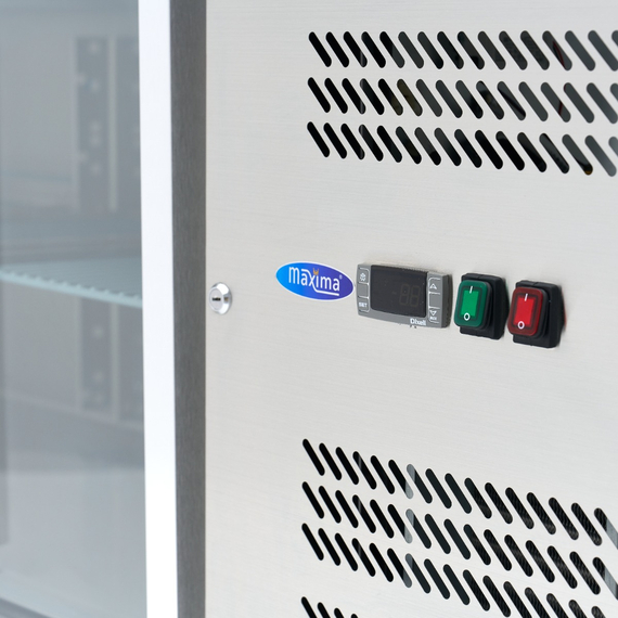 Maxima Gastro Kühltisch - 223 cm - 4 Glastüren, Bild 7