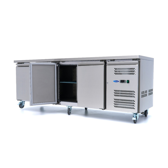 Maxima Gastro Kühltisch - 223 cm - 4 Türen, Bild 3