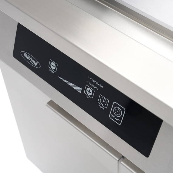 Maxima Gastro Induktions-Grillplatte 700 - Glatt & Gerillt - 10.000 W - Doppel - Mit Untergestell, Bild 12