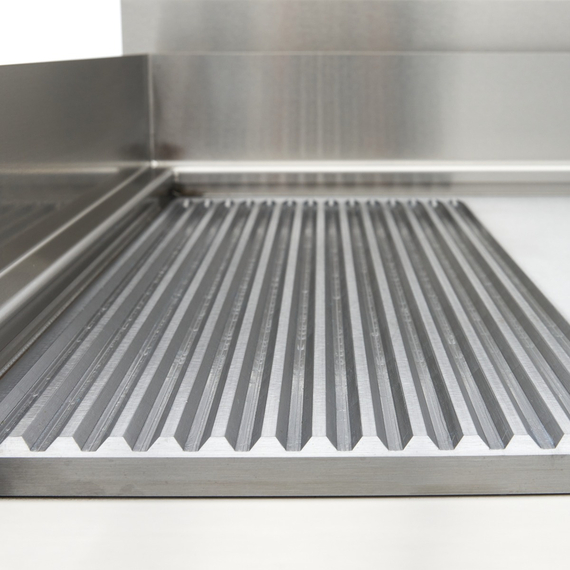 Maxima Gastro Induktions-Grillplatte 700 - Glatt & Gerillt - 10.000 W - Doppel - Mit Untergestell, Bild 8