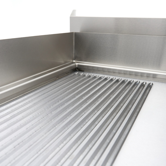 Maxima Gastro Induktions-Grillplatte 700 - Glatt & Gerillt - 10.000 W - Doppel - Mit Untergestell, Bild 9