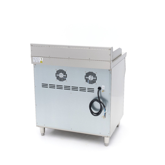 Maxima Gastro Induktions-Grillplatte 700 - Glatt & Gerillt - 10.000 W - Doppel - Mit Untergestell, Bild 6