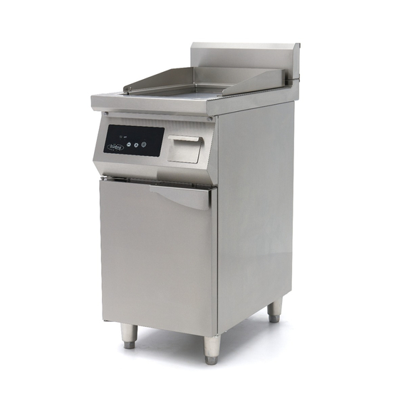 Maxima Gastro Induktions-Grillplatte 700 - Glatt - 5.000 W - Einzel - mit Untergestell