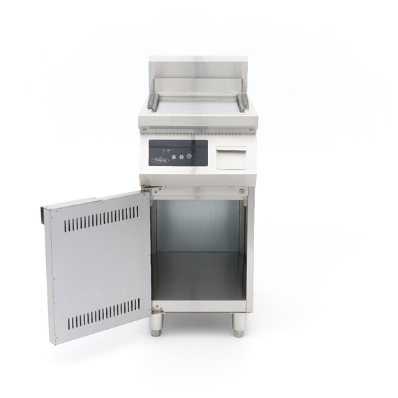 Maxima Gastro Induktions-Grillplatte 700 - Glatt - 5.000 W - Einzel - mit Untergestell, Bild 4