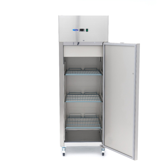 Maxima Gastro Kühlschrank - 600 l - 3 Einstellbare Regale (2/1 GN) - Rostfreier Stahl - auf Rädern, Bild 3