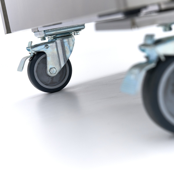 Maxima Gastro Kühlschrank - 600 l - 3 Einstellbare Regale (2/1 GN) - Rostfreier Stahl - auf Rädern, Bild 16