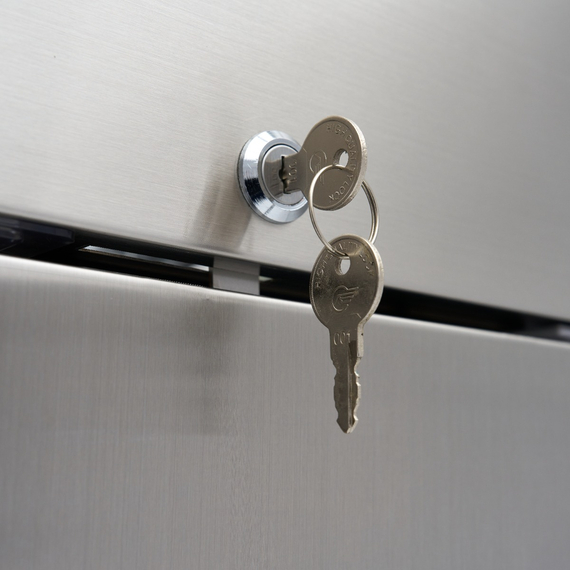 Maxima Gastro Kühlschrank - 600 l - 3 Einstellbare Regale (2/1 GN) - Rostfreier Stahl - auf Rädern, Bild 8