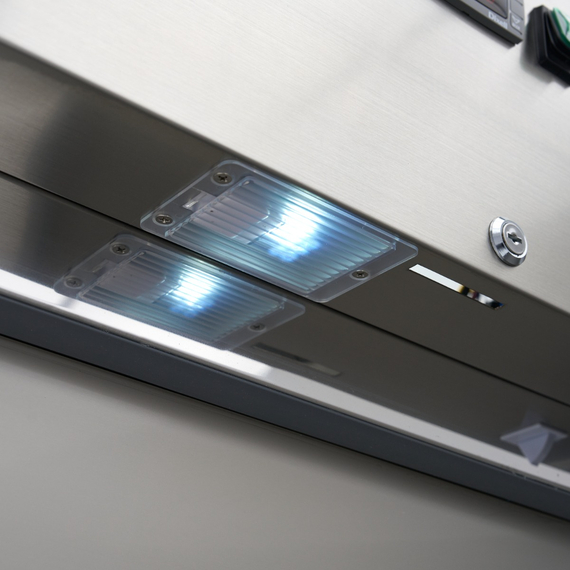 Maxima Gastro Gefrierschrank - 600 l - 3 Einstellbare Regale (2/1 GN) - Rostfreier Stahl - auf Rädern, Bild 9