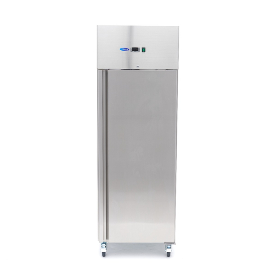 Maxima Gastro Gefrierschrank - 600 l - 3 Einstellbare Regale (2/1 GN) - Rostfreier Stahl - auf Rädern, Bild 2