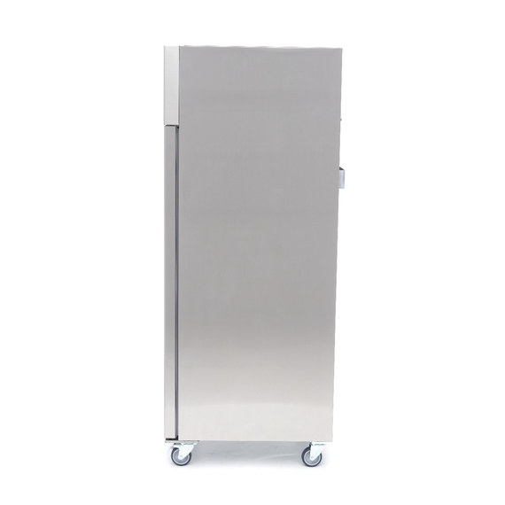 Maxima Gastro Kühlschrank - 600 l - 3 Einstellbare Regale (2/1 GN) - Rostfreier Stahl - auf Rädern, Bild 4