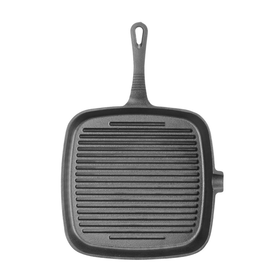 Hendi Gusseisen-Grillpfanne, 230x230x(H)25mm, Bild 3