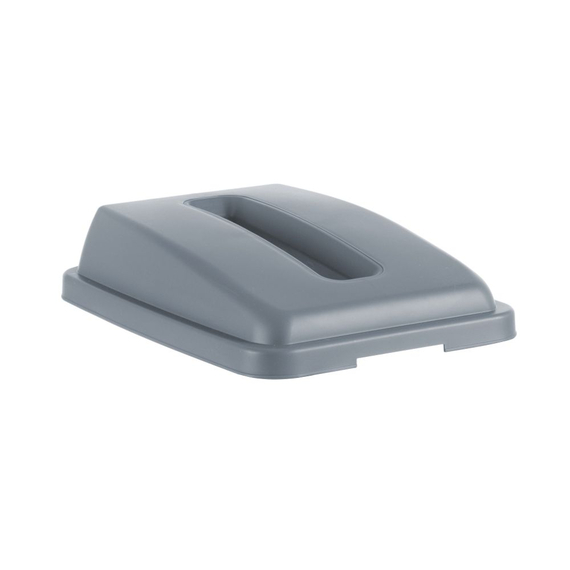 Hendi Deckel mit Öffnung für 60 l Abfalleimer, Hellgrau, 660x470x(H)30mm